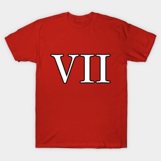 Roman Numeral 7 VII T-Shirt